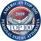 America's Top 100 Personal Injury Attorneys, 2019