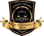 NAOPIA Top Ten Attorney, 2019