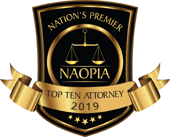 Nation's Premier | NAOPIA | Top Ten Attorney 2019 | 5 Stars